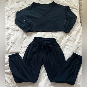 Gilly Hicks Black Track Pants Slim Fit Joggers